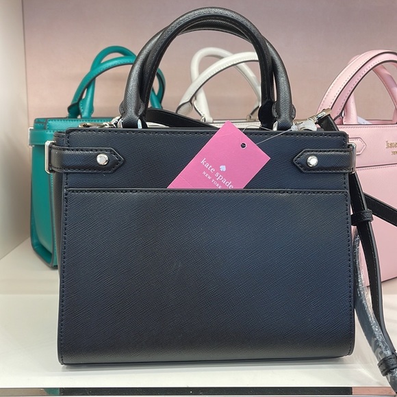 Kate Spade staci small satchel black NWT - Picture 14 of 16